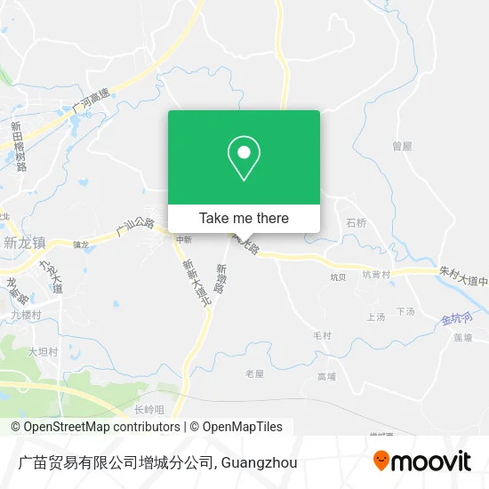 广苗贸易有限公司增城分公司 map
