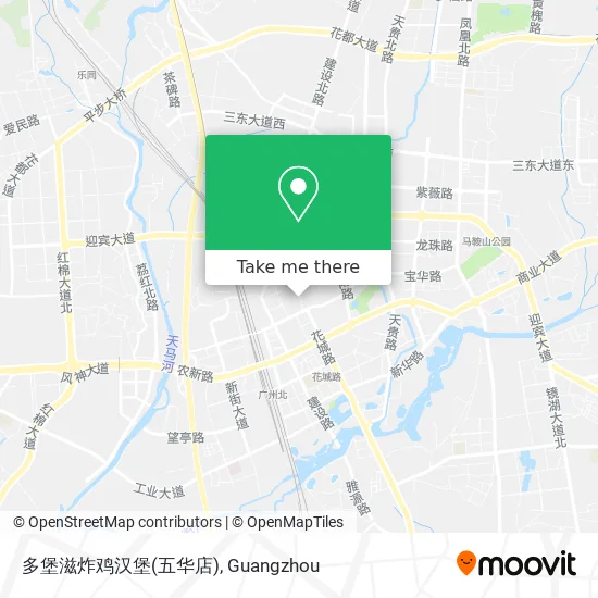 多堡滋炸鸡汉堡(五华店) map