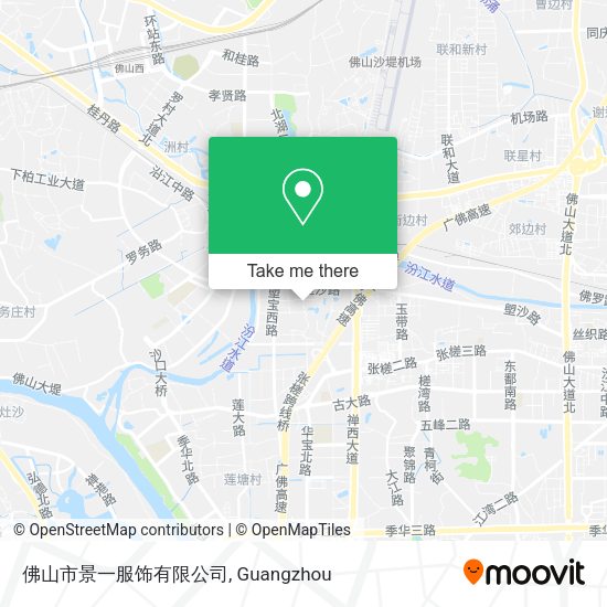 佛山市景一服饰有限公司 map