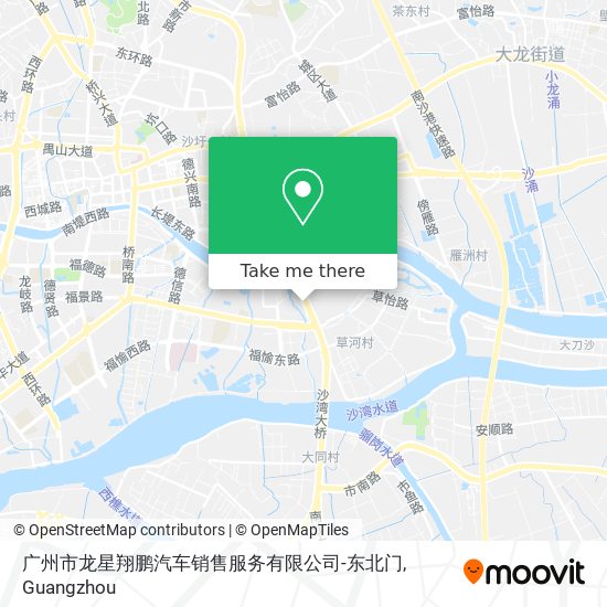 广州市龙星翔鹏汽车销售服务有限公司-东北门 map