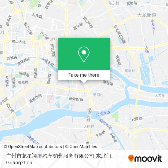 广州市龙星翔鹏汽车销售服务有限公司-东北门 map