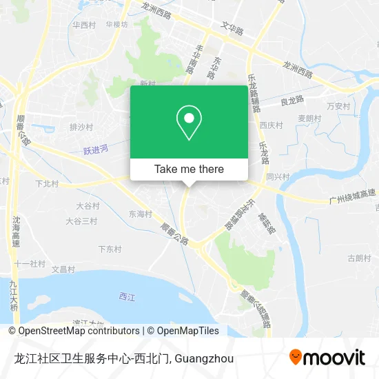 龙江社区卫生服务中心-西北门 map