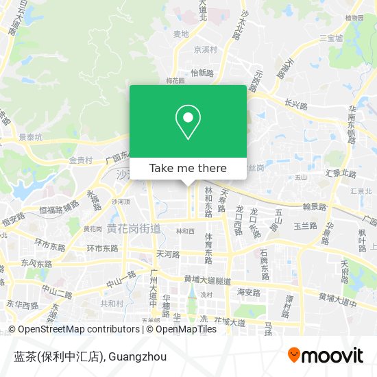 蓝茶(保利中汇店) map