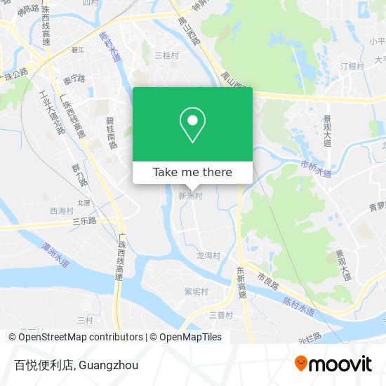 百悦便利店 map