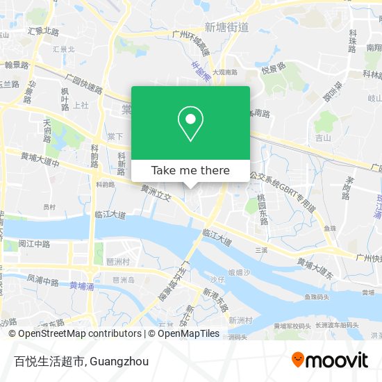 百悦生活超市 map