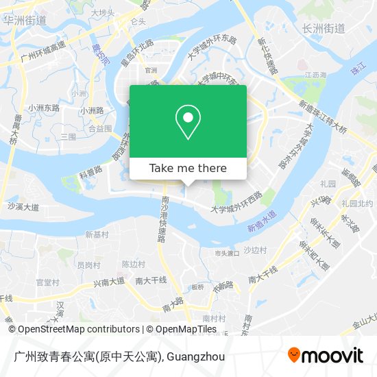 广州致青春公寓(原中天公寓) map