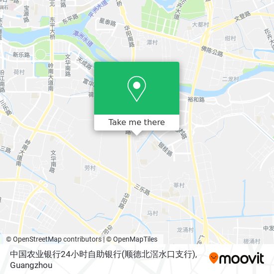中国农业银行24小时自助银行(顺德北滘水口支行) map