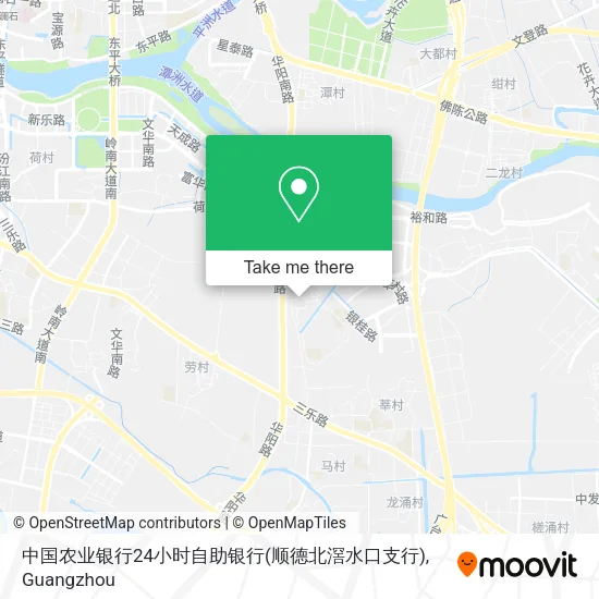 中国农业银行24小时自助银行(顺德北滘水口支行) map