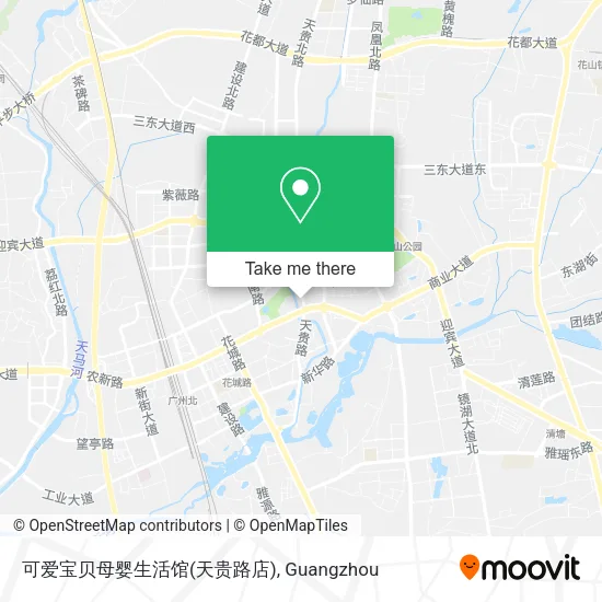 可爱宝贝母婴生活馆(天贵路店) map
