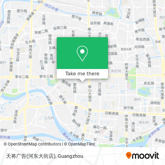 天将广告(河东大街店) map