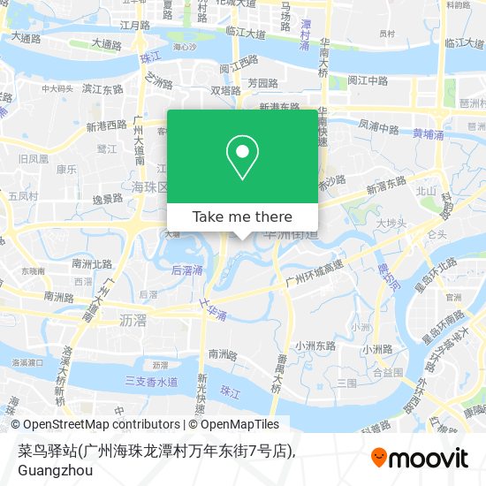 菜鸟驿站(广州海珠龙潭村万年东街7号店) map