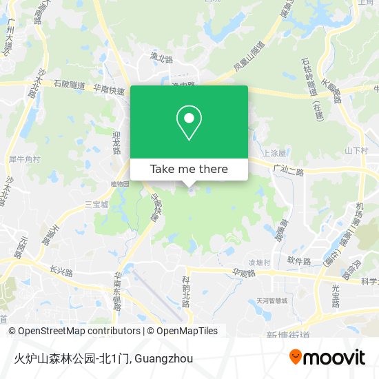 火炉山森林公园-北1门 map