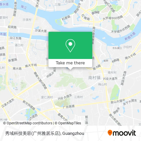 秀域科技美容(广州雅居乐店) map