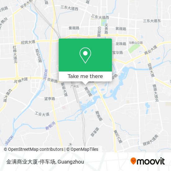 金满商业大厦-停车场 map