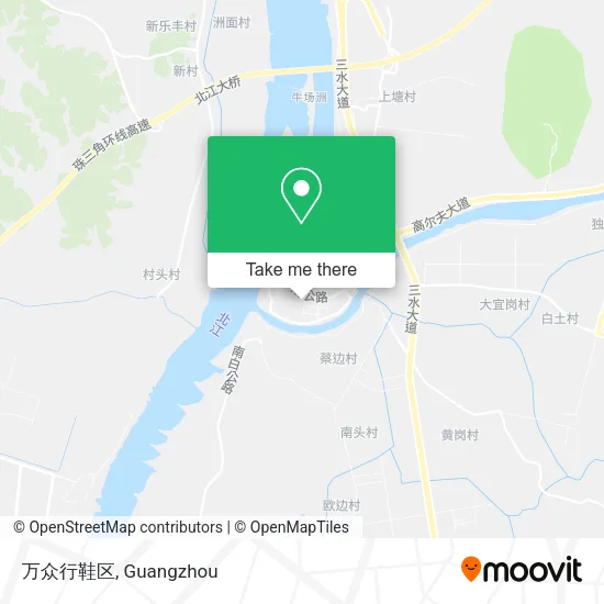 万众行鞋区 map