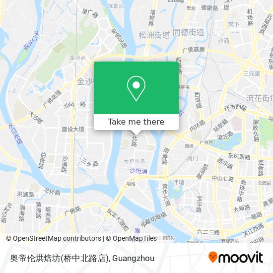 奥帝伦烘焙坊(桥中北路店) map