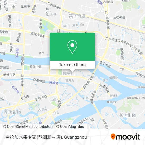 叁拾加水果专家(琶洲新村店) map