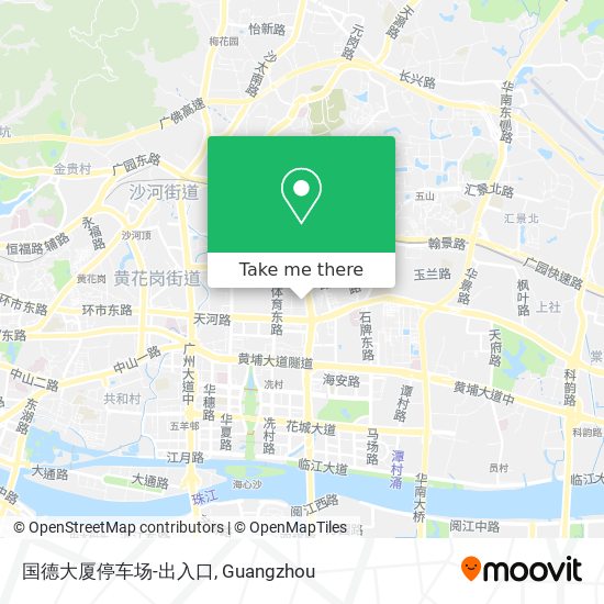 国德大厦停车场-出入口 map