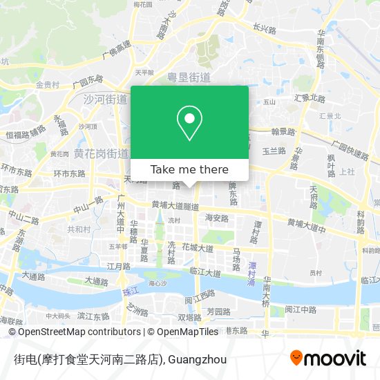 街电(摩打食堂天河南二路店) map