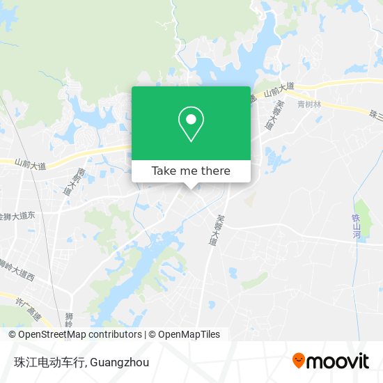 珠江电动车行 map