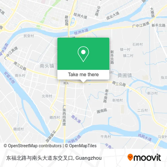 东福北路与南头大道东交叉口 map