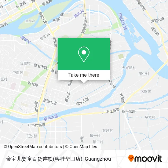 金宝儿婴童百货连锁(容桂华口店) map