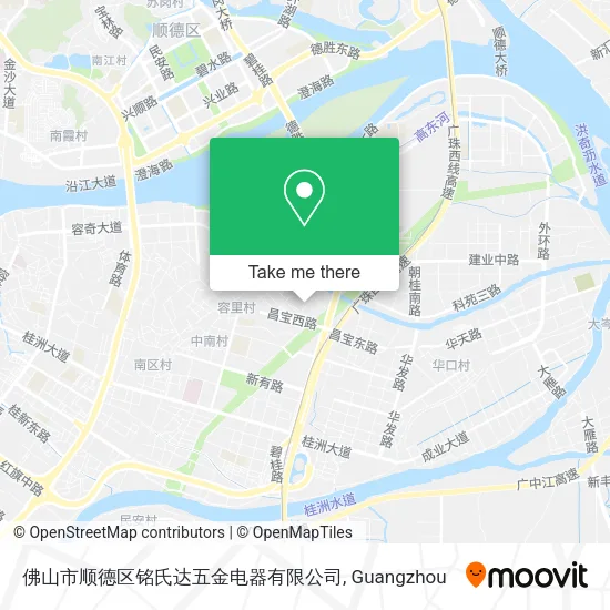 佛山市顺德区铭氏达五金电器有限公司 map