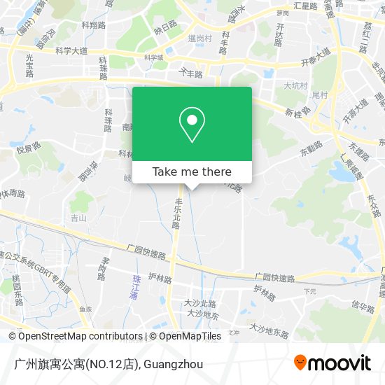 广州旗寓公寓(NO.12店) map