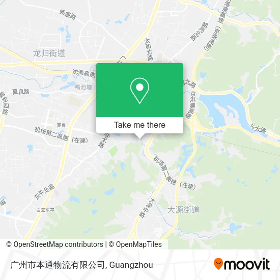 广州市本通物流有限公司 map