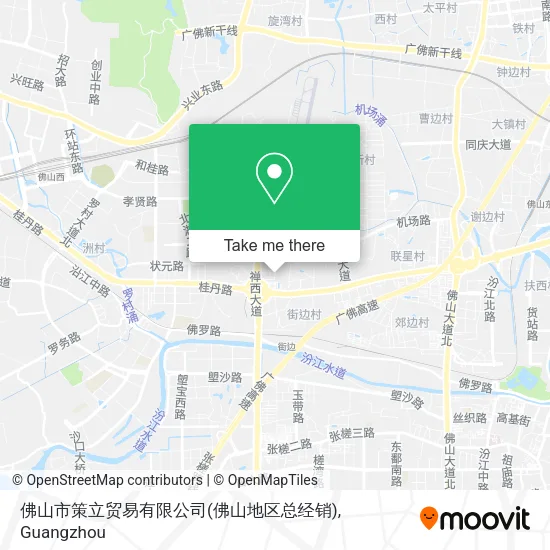 佛山市策立贸易有限公司(佛山地区总经销) map