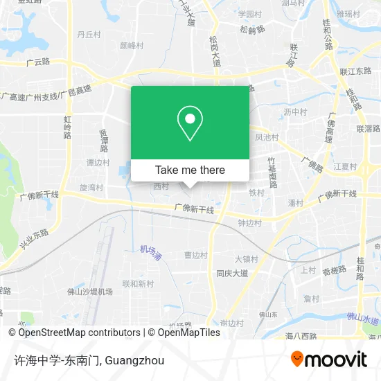 许海中学-东南门 map