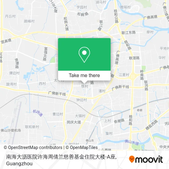 南海大沥医院许海周倩兰慈善基金住院大楼-A座 map