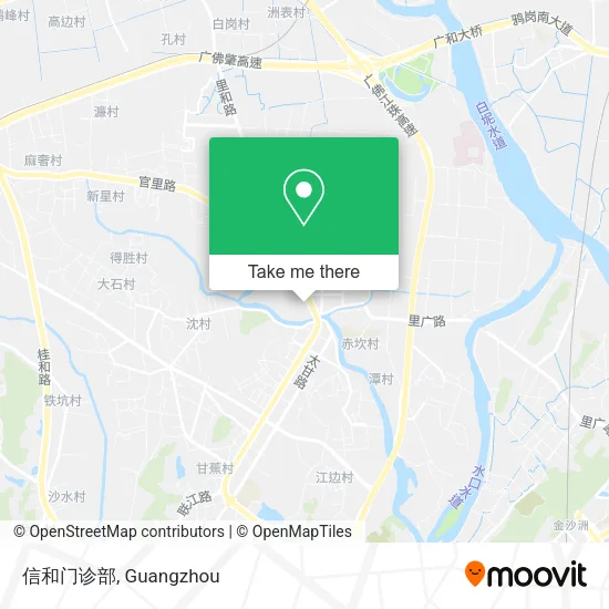 信和门诊部 map