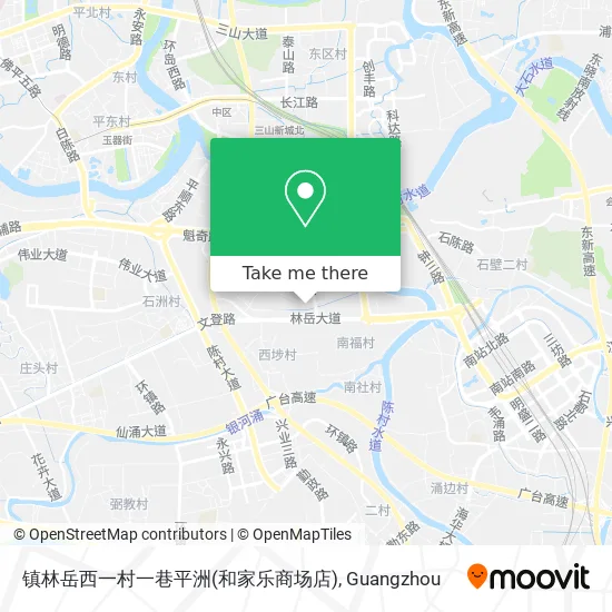 镇林岳西一村一巷平洲(和家乐商场店) map