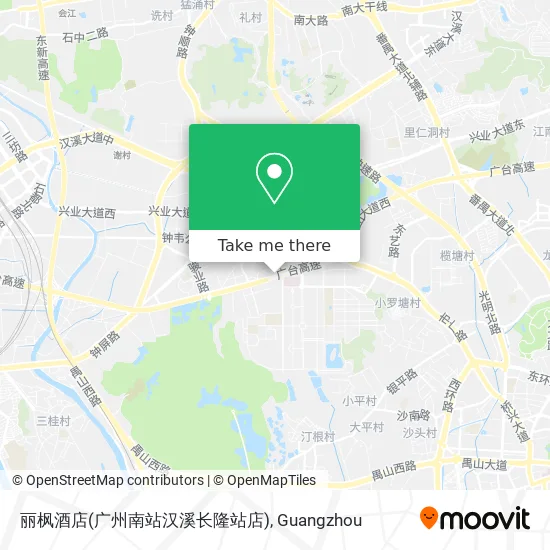 丽枫酒店(广州南站汉溪长隆站店) map