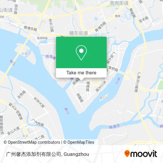广州馨杰添加剂有限公司 map