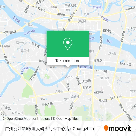 广州丽江影城(渔人码头商业中心店) map