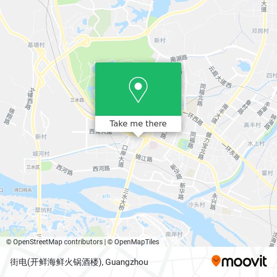 街电(开鲜海鲜火锅酒楼) map