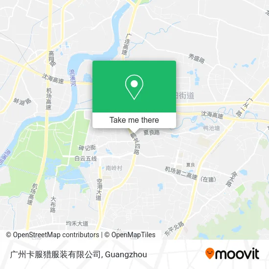 广州卡服猎服装有限公司 map