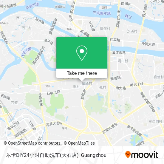 乐卡DIY24小时自助洗车(大石店) map