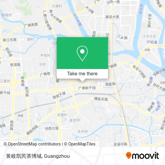 黄岐凯民茶博城 map