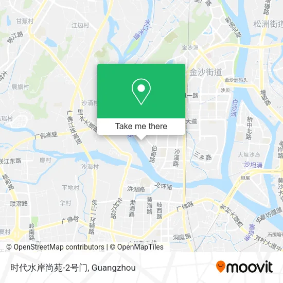 时代水岸尚苑-2号门 map