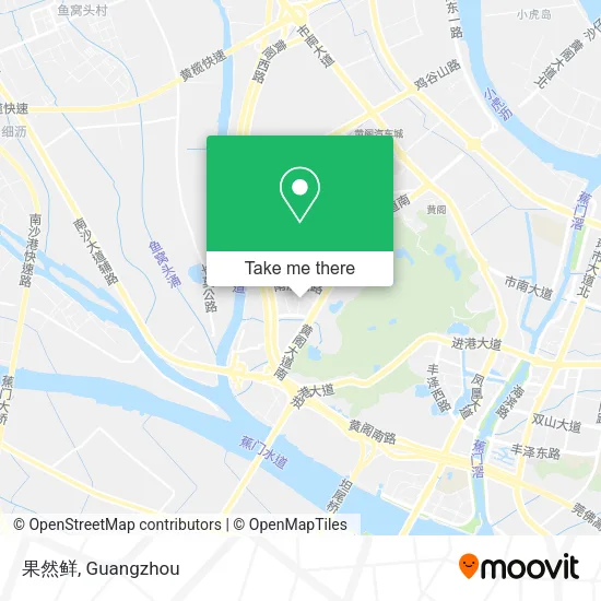 果然鲜 map