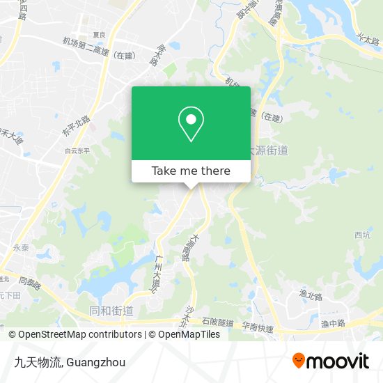 九天物流 map