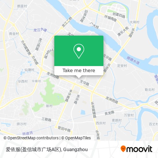 爱依服(盈信城市广场A区) map