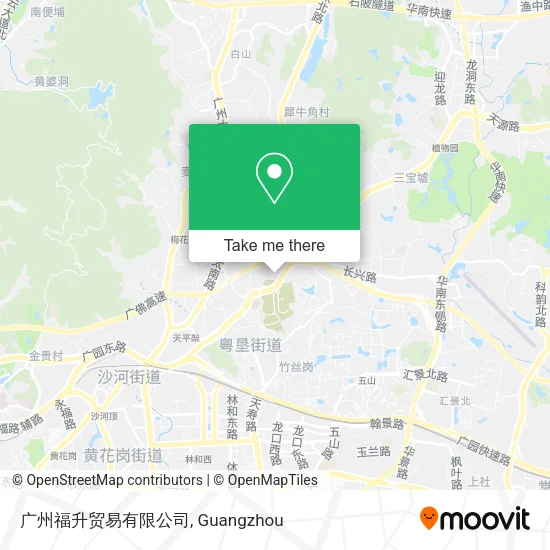 广州福升贸易有限公司 map