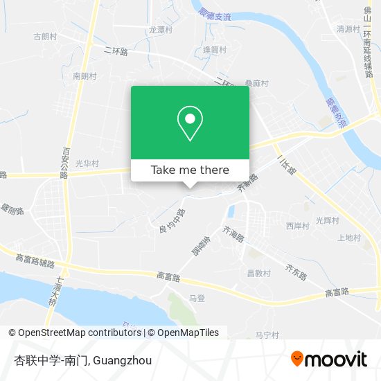 杏联中学-南门 map