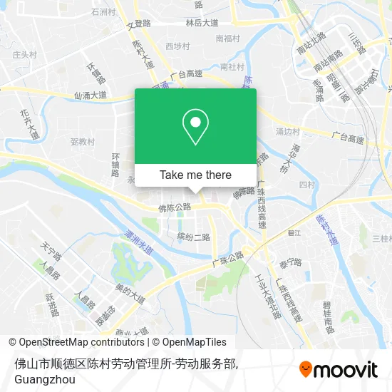 佛山市顺德区陈村劳动管理所-劳动服务部 map