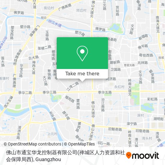 佛山市通宝华龙控制器有限公司(禅城区人力资源和社会保障局西) map