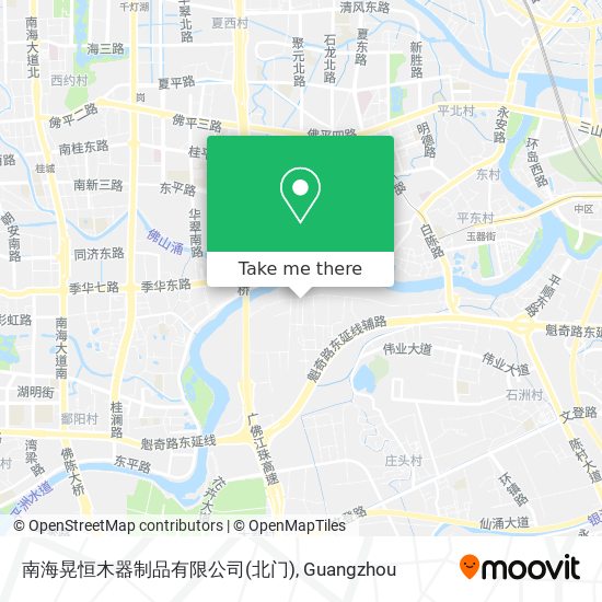 南海晃恒木器制品有限公司(北门) map